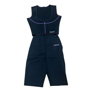 Curves 2-pc Sleeveless Vest and Shorts Workout Sporting Gear For Women Size M